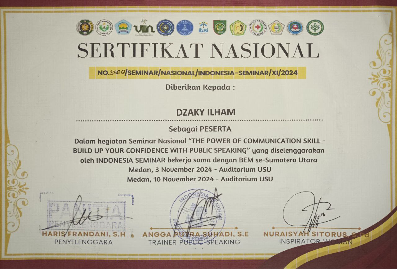National Certificate